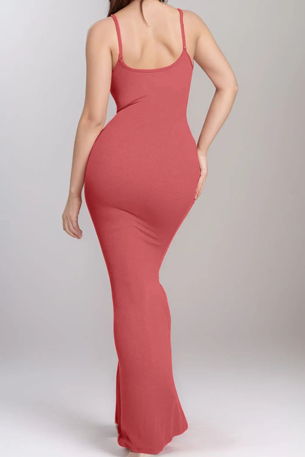 Model wearing a black shapewear dress from Mimi Bella