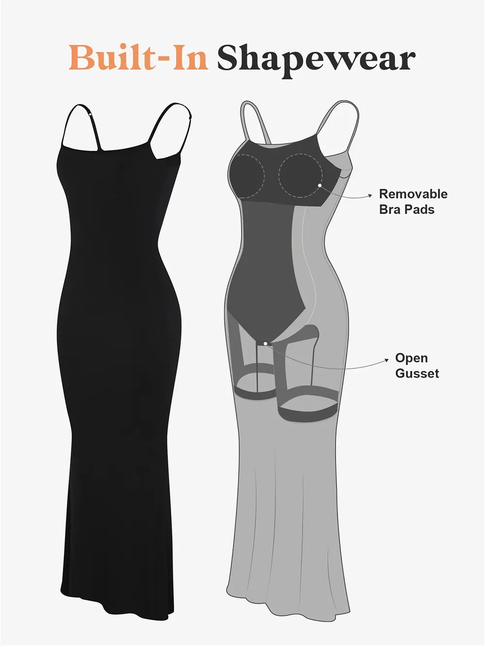 Built-In shapewear dress from Mimi Bella